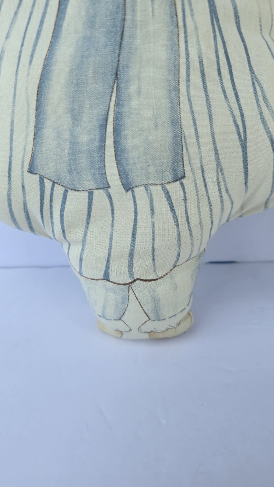 Vintage Hand Sewn Front & Back Cloth Doll Set Boy Girl Jessica Jeremy