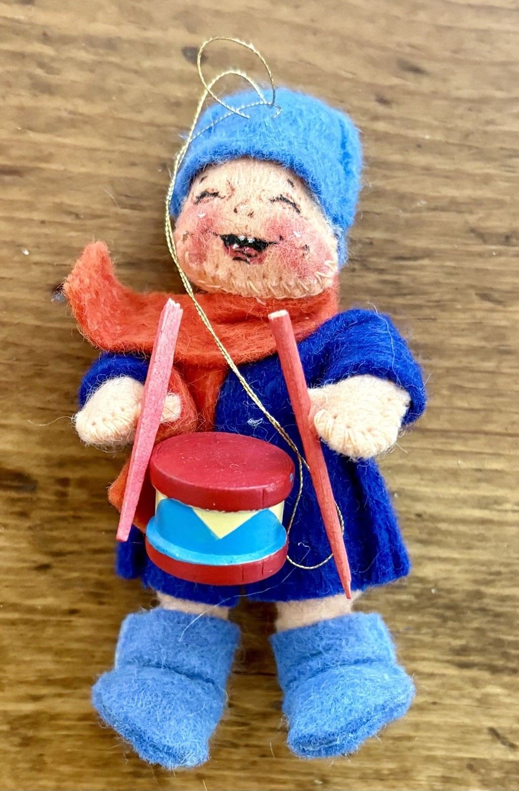 Vintage 1988 Annalee Christmas Ornament – Little Drummer Boy – Meredith NH