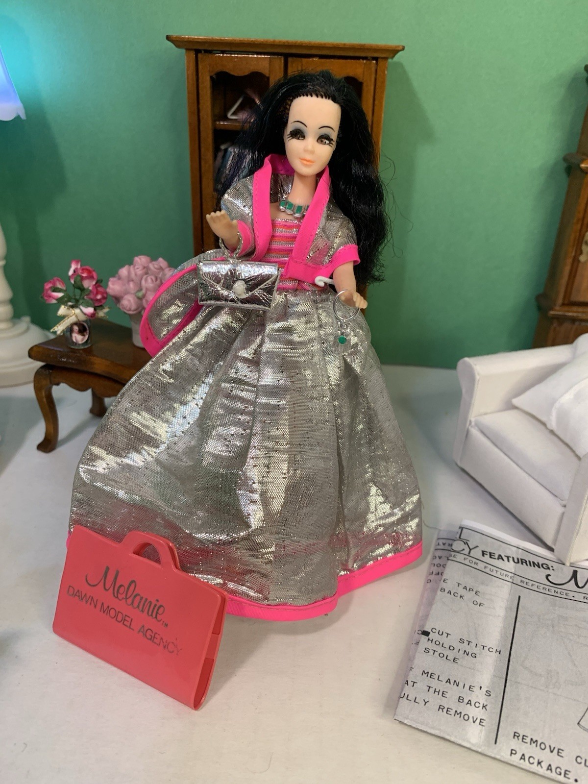 Topper, Dawn Doll, Model, MELANIE! With Original Jewelry, Portfolio, Instruc