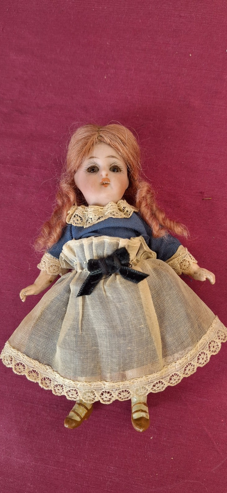 Antique Rare Tiny 5″ Simon Halbig K Star R Bisque Socket Head Doll Compo body