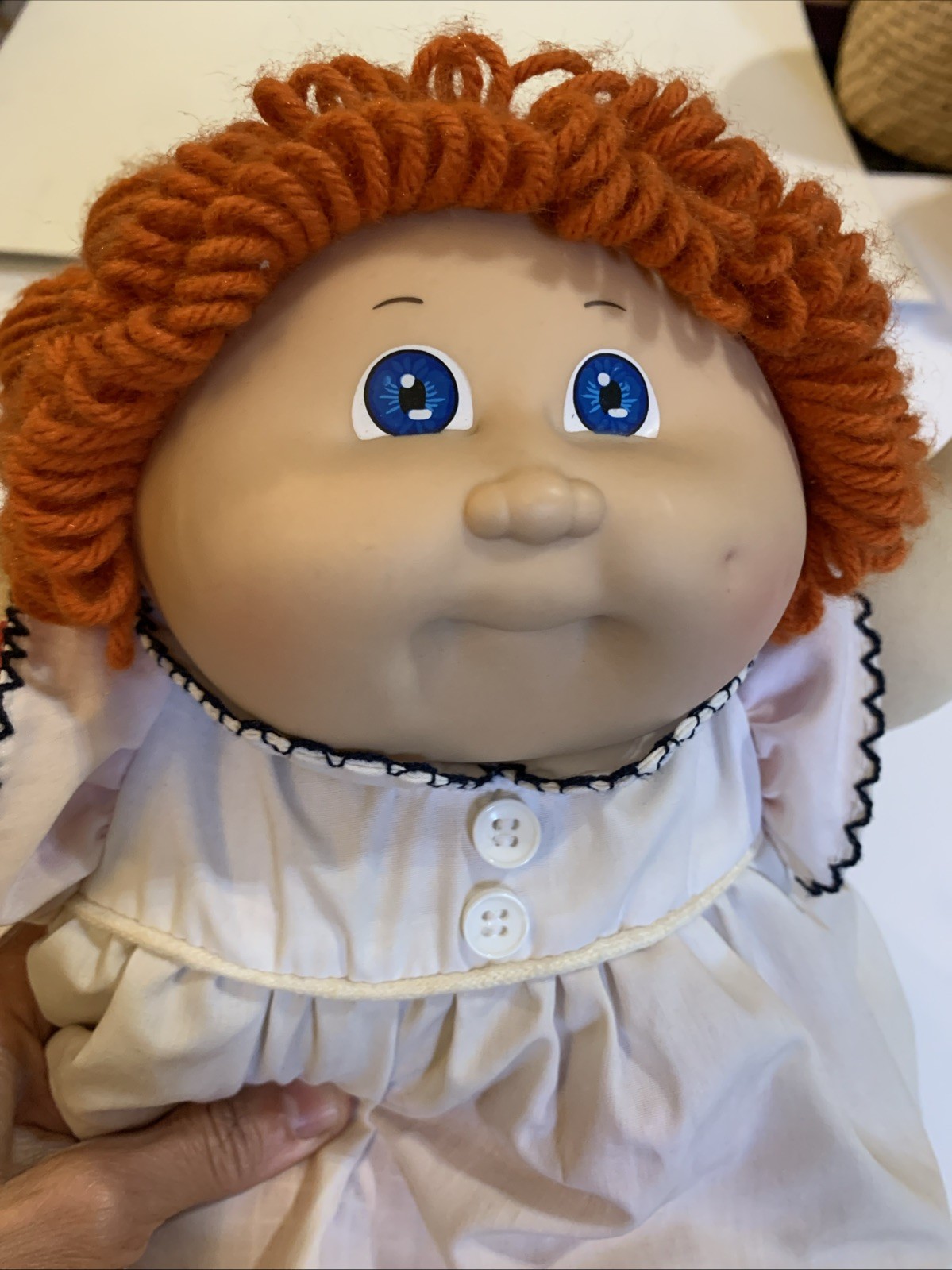 1985 Cabbage Patch Kid Doll Red Pigtails Blue Eyes 1 Dimple Xavier Roberts