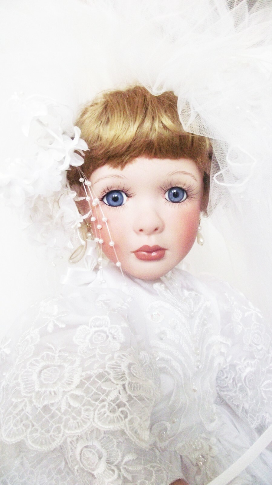VINTAGE STEPHANIE 28 in VICTORIAN FULL BODY PORCELAIN DOLL JANIS BERARD KAIS NEW