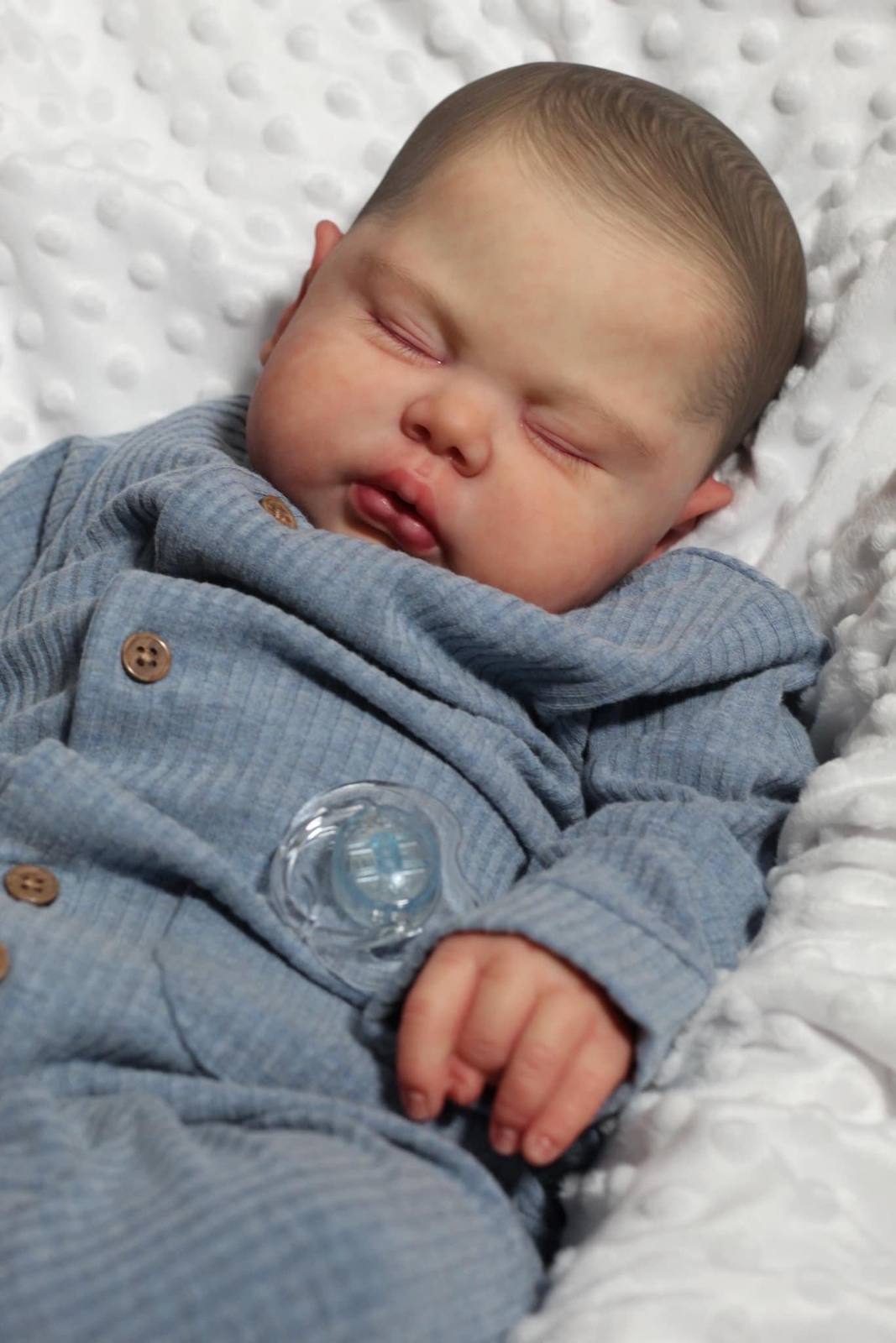 24″ Chubby Reborn Baby Dolls Toddler Lifelike Realistic Newborn Handmade Kid Toy