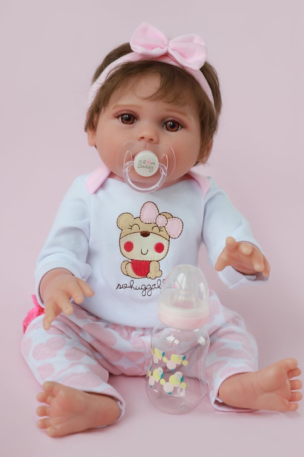 Anatomically Correct 18″ Reborn Baby Doll with Accessories for Imaginative Play
