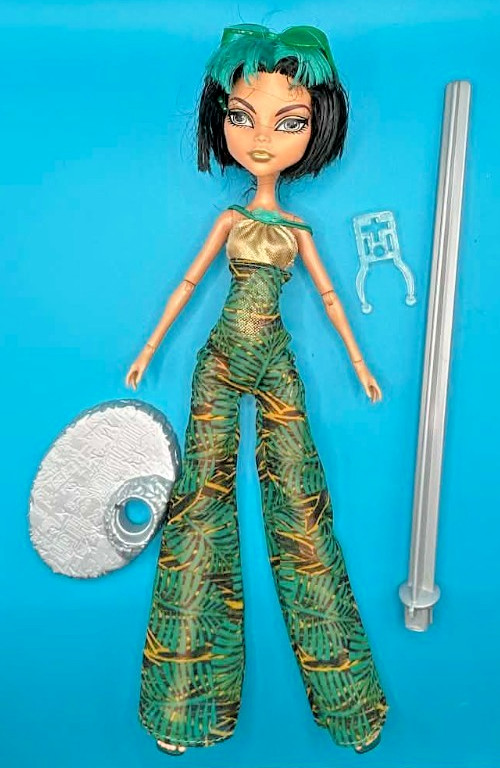 Mattel Monster High Skull Shores Cleo De Nile Doll 2008 Glasses shoes Nice Clean