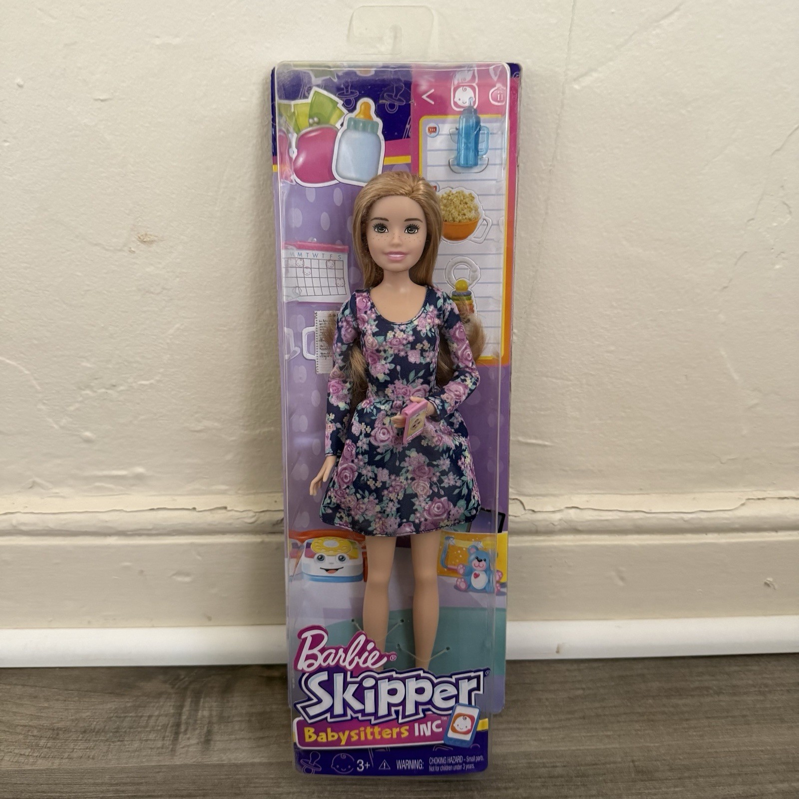 Barbie Skipper Babysitters Inc #FHY90 Strawberry Blonde Hair/Freckled Teen Doll