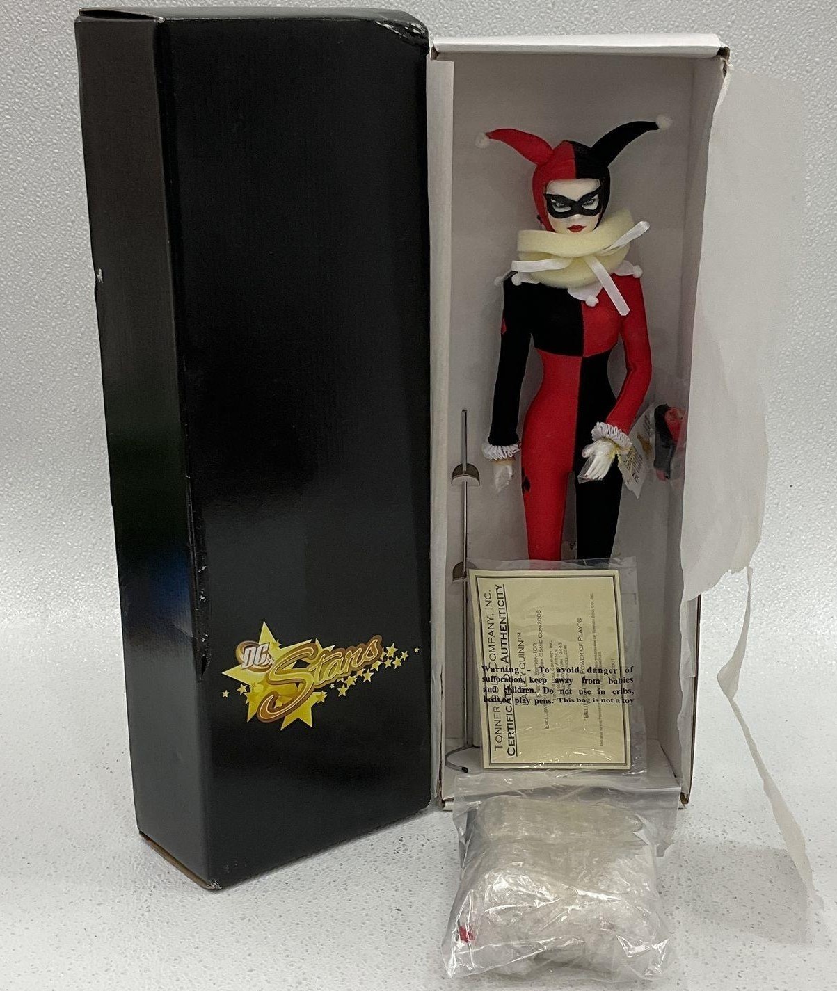 Tonner DC Stars 16″ Harley Quinn Sp. Edition 2008 NYC Convention LE 100 – NRFB!!