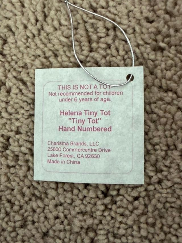 NIB Helena Tiny Tot Porcelain Tiny Tot Doll by Marie Osmond COA #’ed 8156 w/Ass.