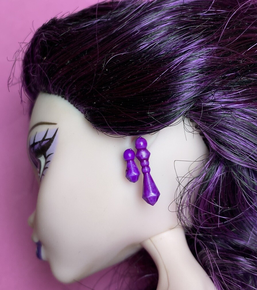 for Elissabat 1st First Wave Frights Camera Action Monster Doll MH Earrings part