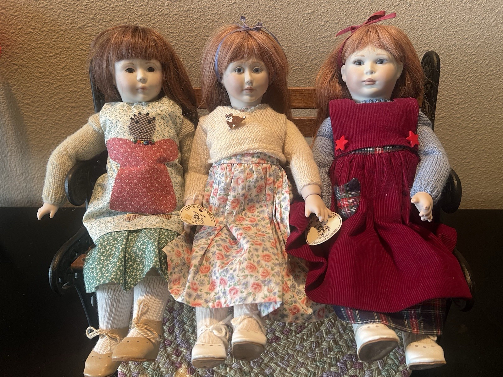 Lynn And Michael Roche 15 Inch Small Beth Jointed Porcelain. Tagged. Cute!