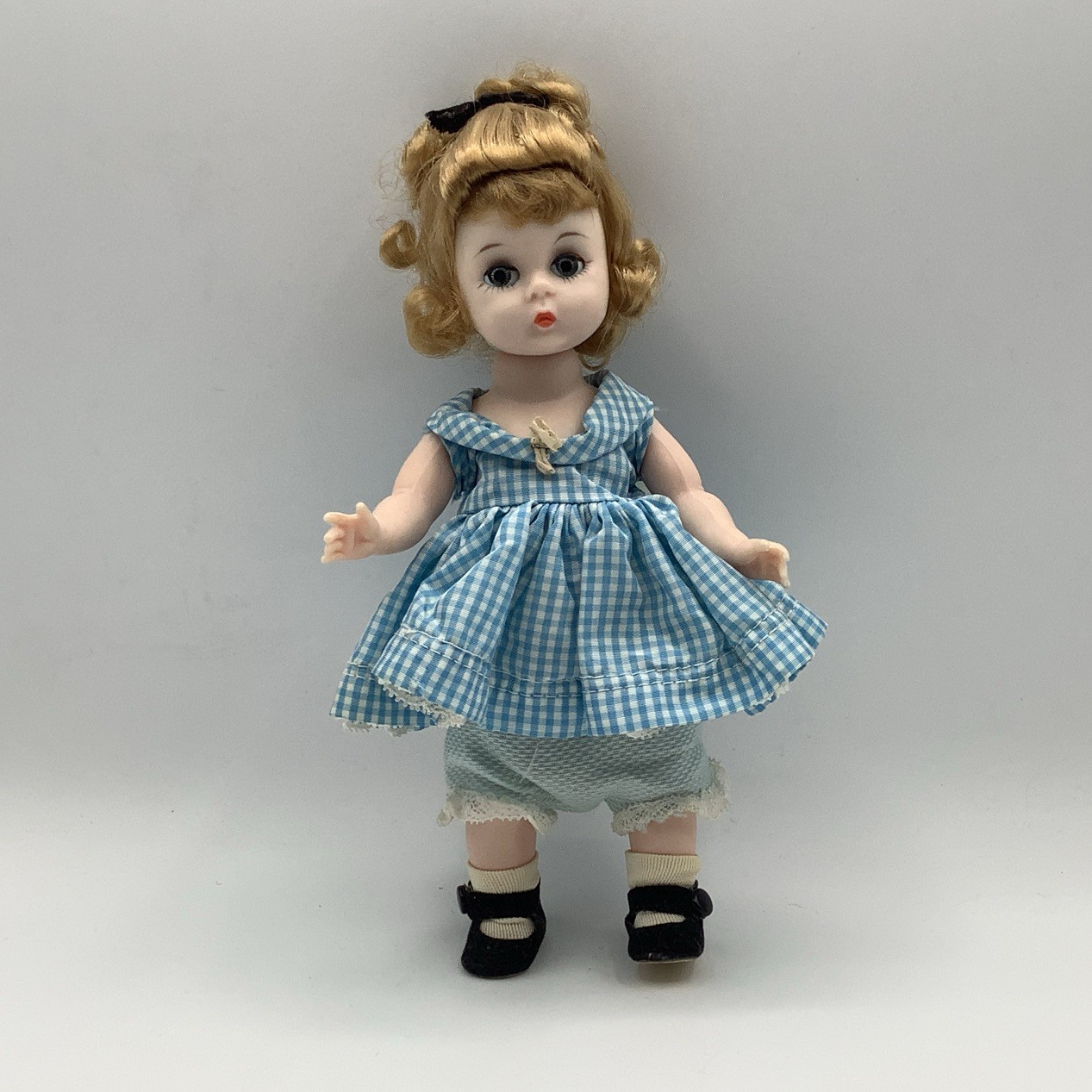 VINTAGE Madame Alexander-Kins Wendy Doll Gingham Top BKW ALEX