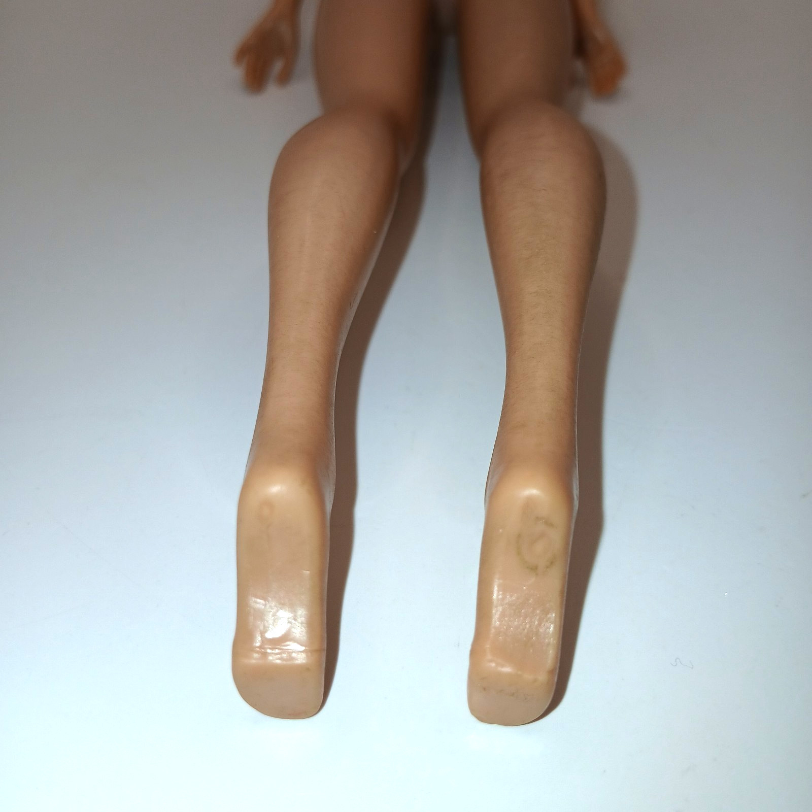 Vintage White Ginger Bubble Cut Barbie #850 Nude Mattel Japan