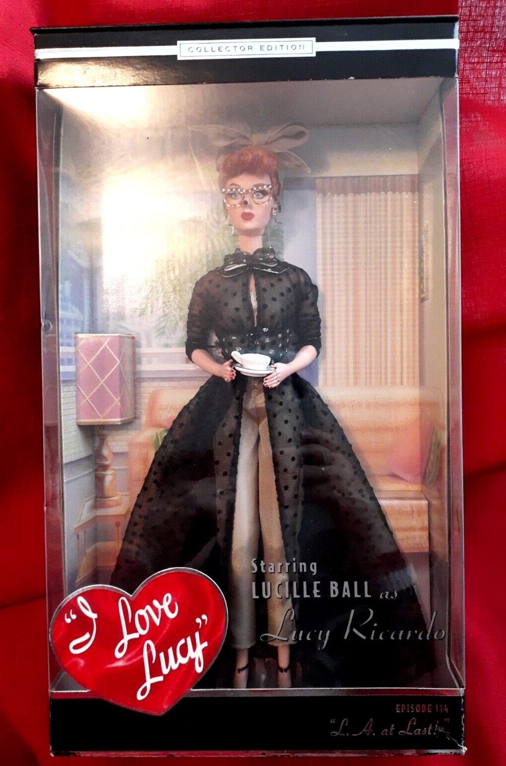 NRFB I Love Lucy Barbie L.A. at Last Episode 114 Mattel 2002 Collector’s Edition