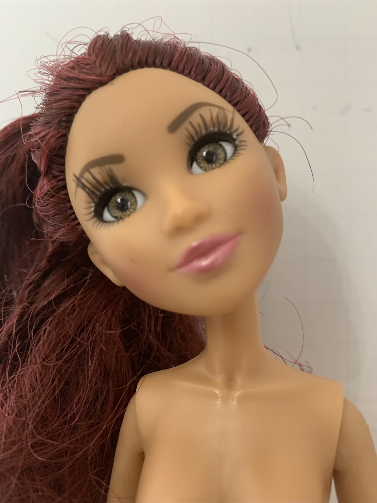 CAMRYN DOLL PROJECT Mc2 MGA RED AUBURN Hair Nude rooted lashes