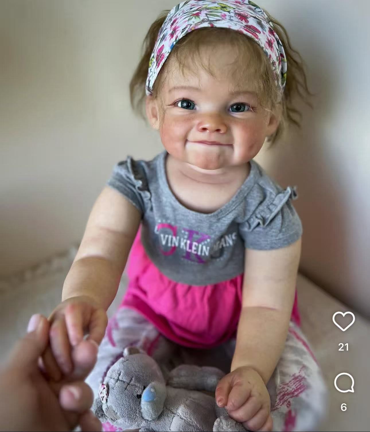 28/30in Realistic Unfinished Reborn Baby Doll Kit Rooted Hair Hand Painted Gifts