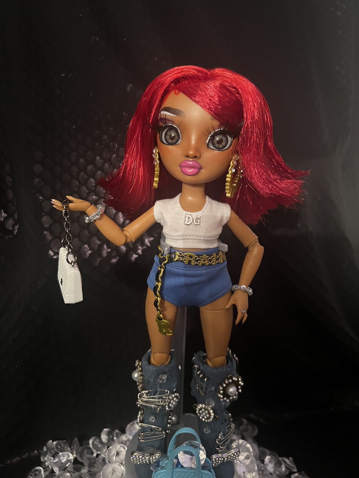 NICKI MINAJ “PRINCESS DIANA” RAINBOW HIGH CUSTOM OOAK DOLL