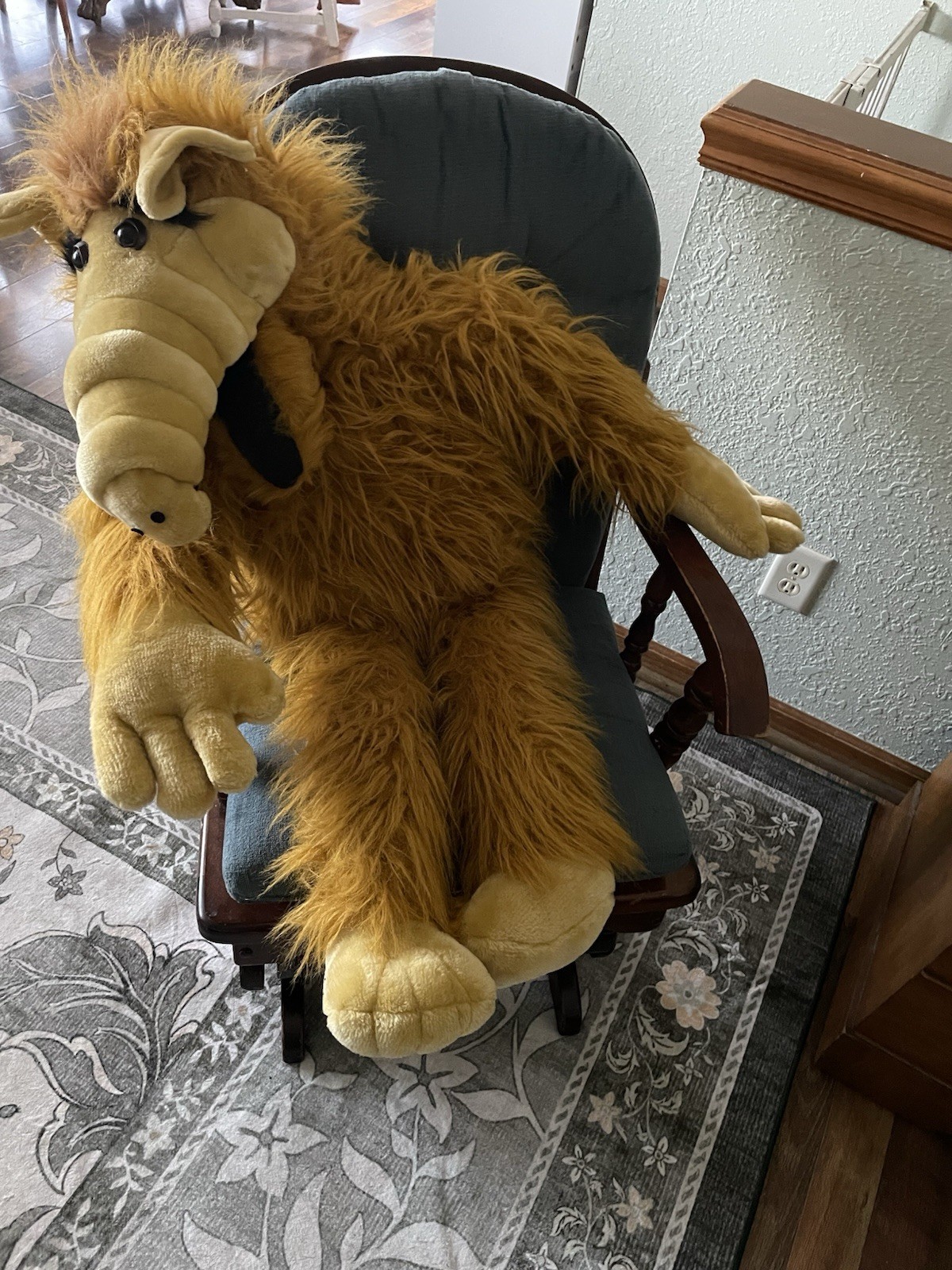 Vintage 3 And Half Foot ALF doll No Markings In GOOD CONDITION!