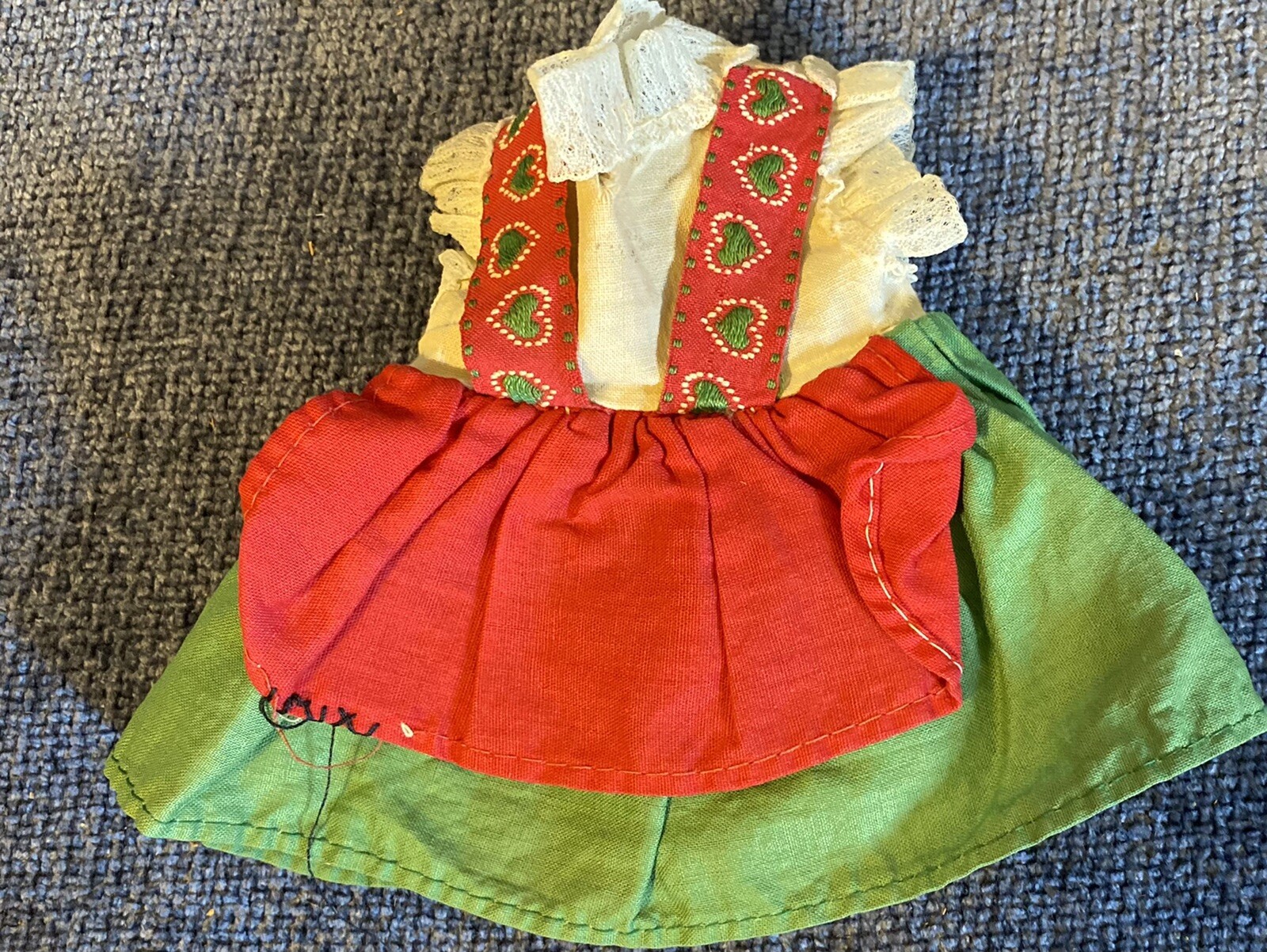 Vintage Doll Dress for Hard Plastic Or Composition Doll