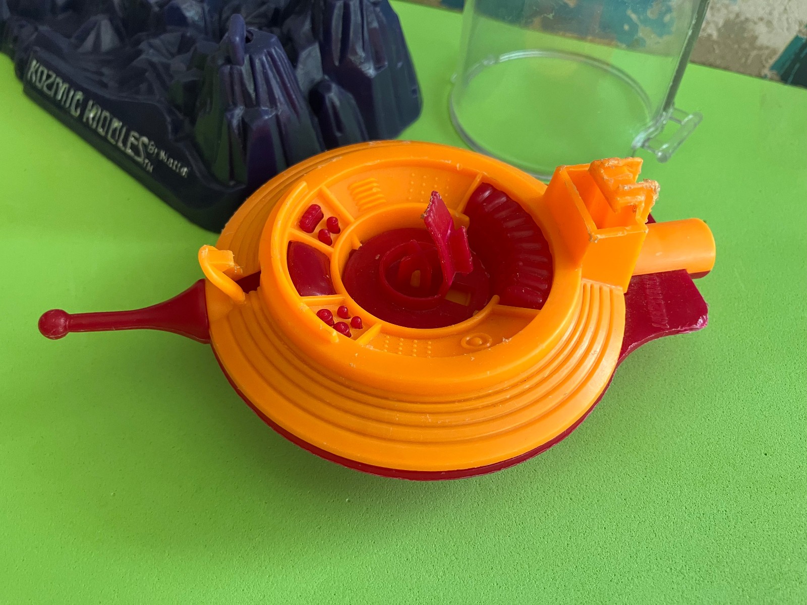 Vintage Mattel Liddle Kiddles Kozmic Bluey Blooper Spaceship and Base