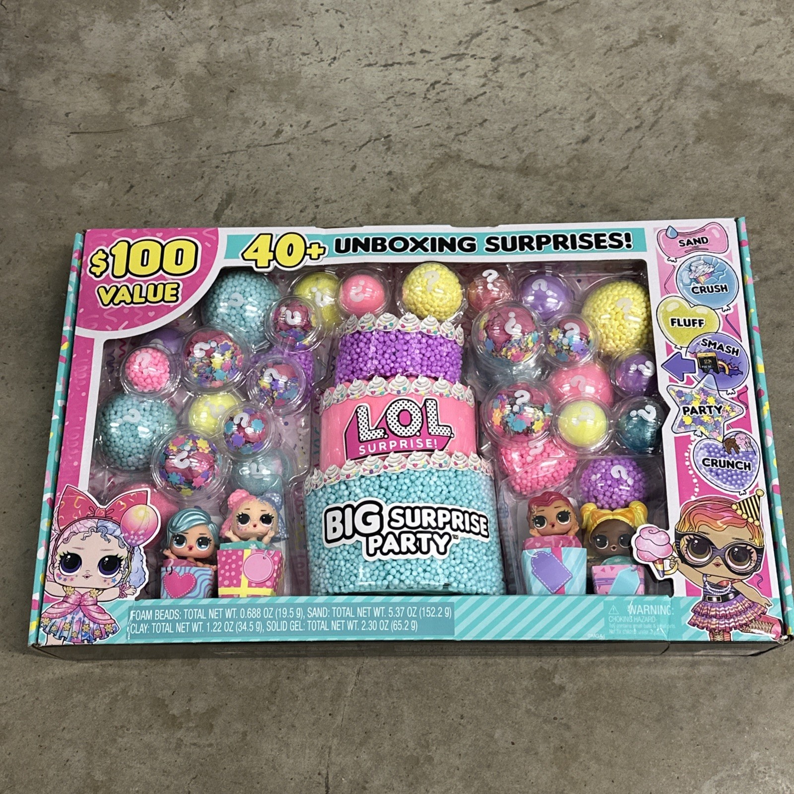 L.O.L. Surprise LOL Big Surprise Party Playset 4 Dolls 6 Unboxing Experiences