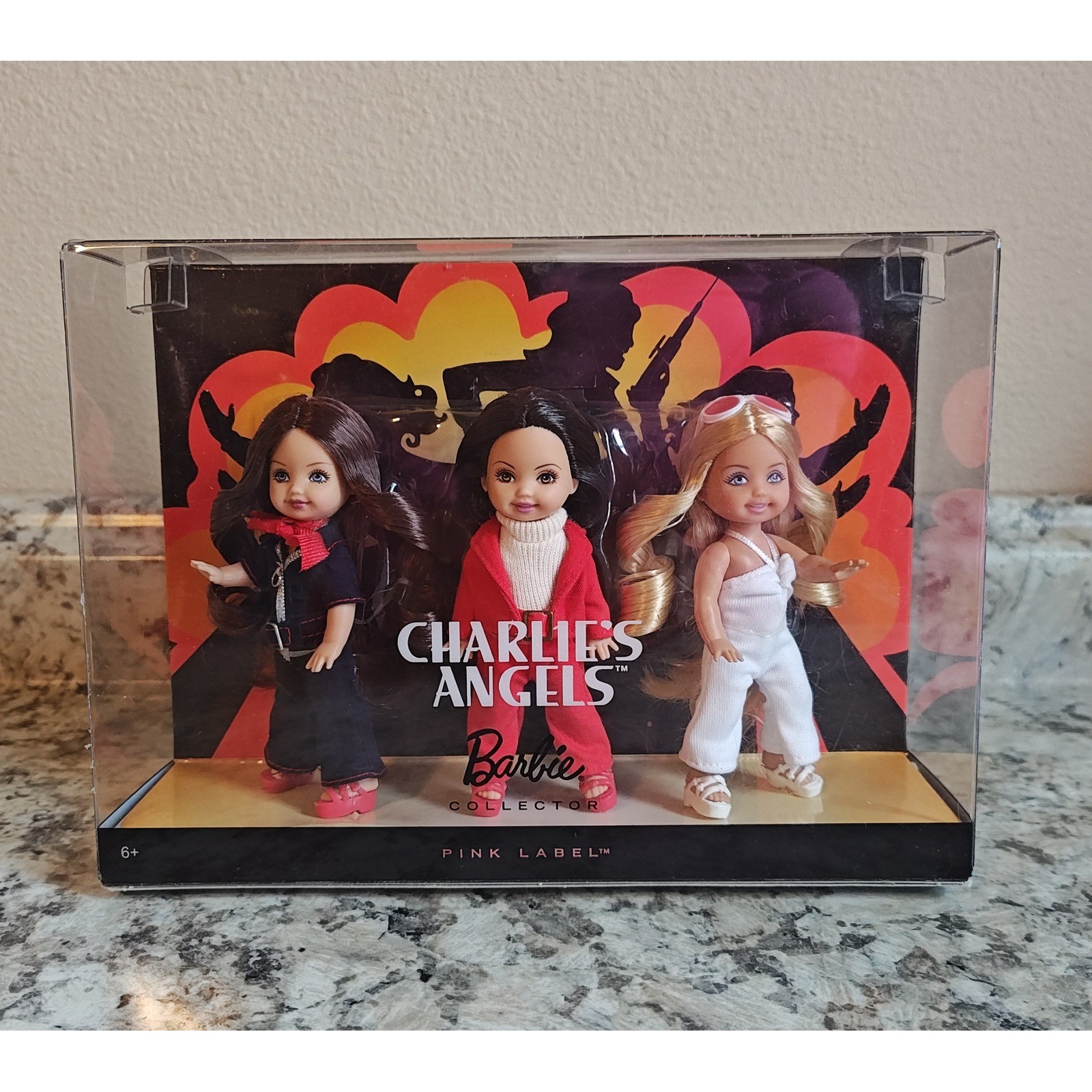 Barbie Charlie’s Angels Kelly Gift Set Pink Label 2009 Mattel N6583 Multi Color
