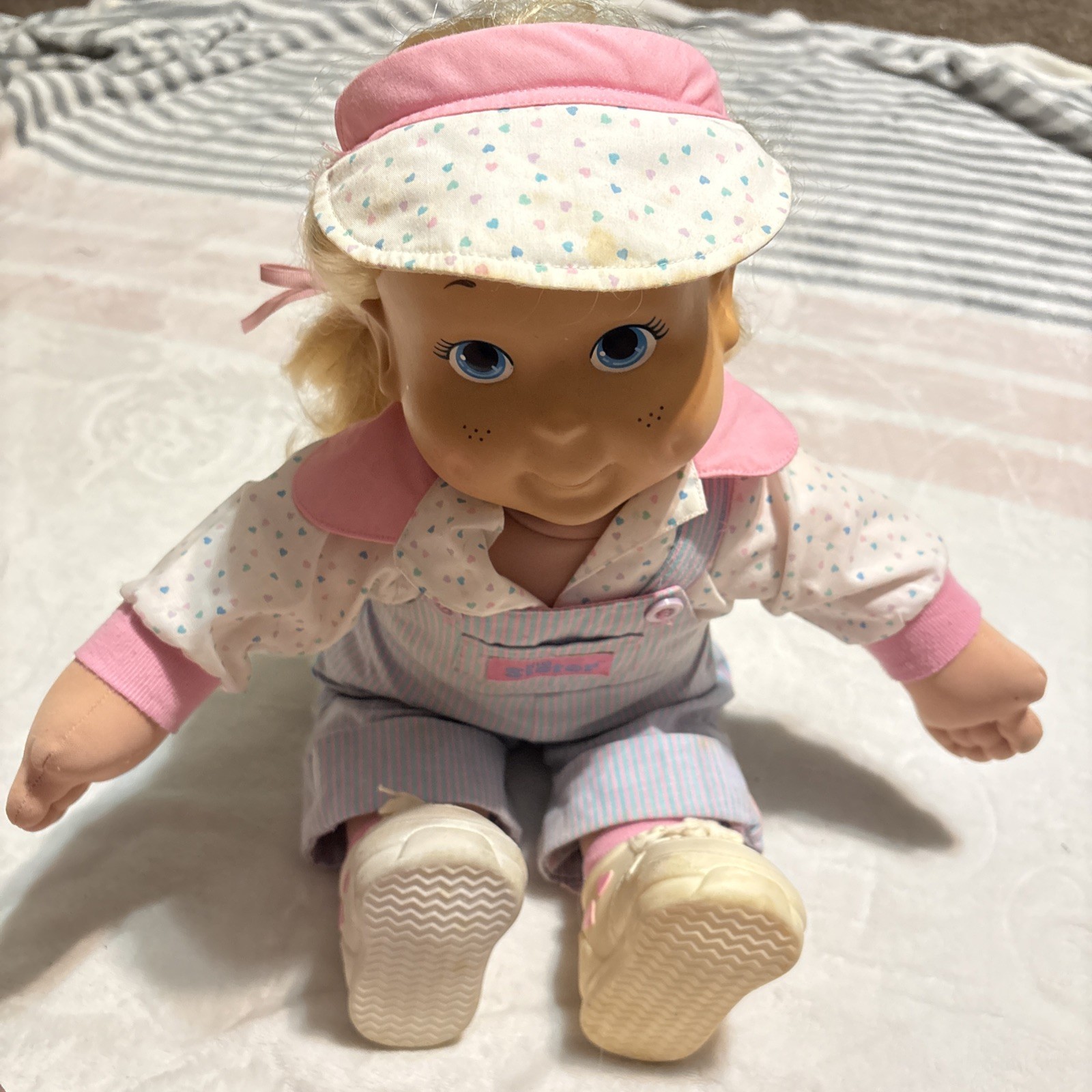 Kid Sister Doll Vintage Original Hasbro 1986 My Buddy Sis Blonde Hair Blue Eyes