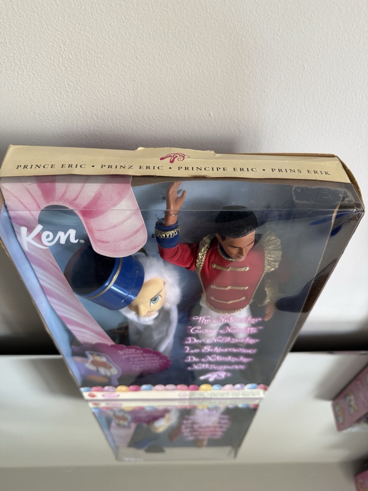 Mattel Barbie Nutcracker Ken Prince Eric 2001 Brand New In Box
