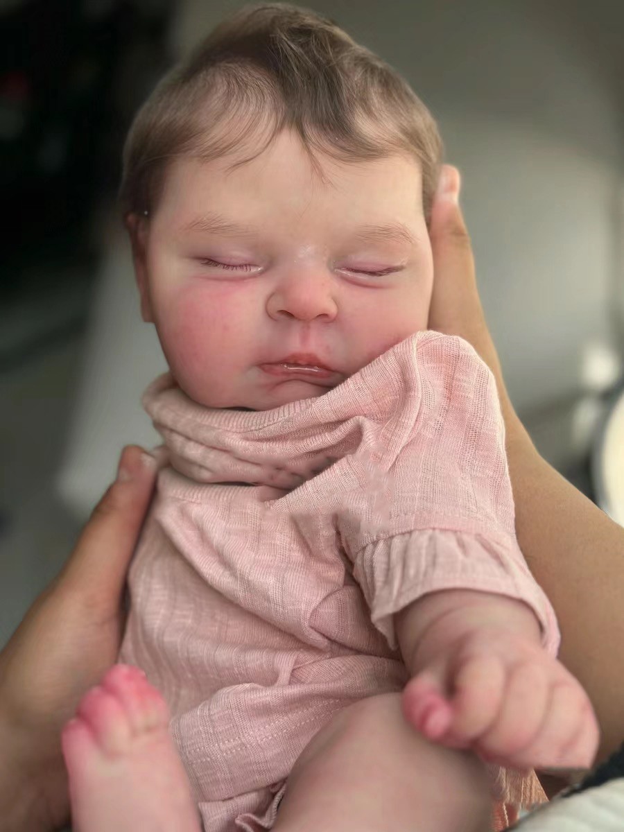 Lifelike Sleeping 20in Reborn Baby Dolls Full Body Washable Girl Christmas Gifts