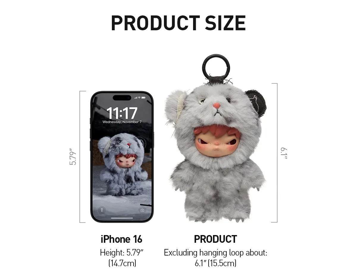 Authentic POP MART Hirono Road Journal Series Blind Box Plush Doll Gift Toys Hot