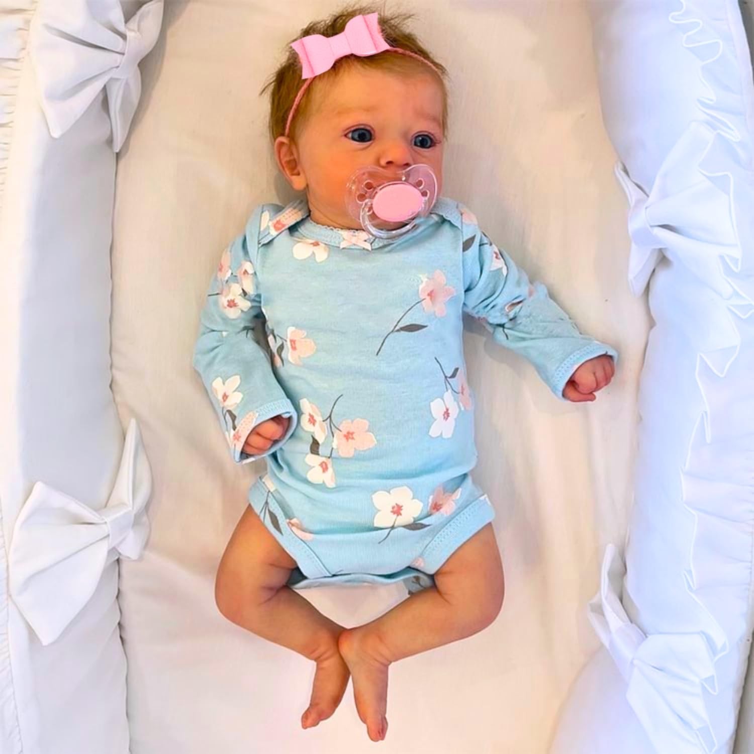 Reborn Baby Dolls, 18-inch Realistic Newborn Baby Dolls with Soft Cloth Body,…