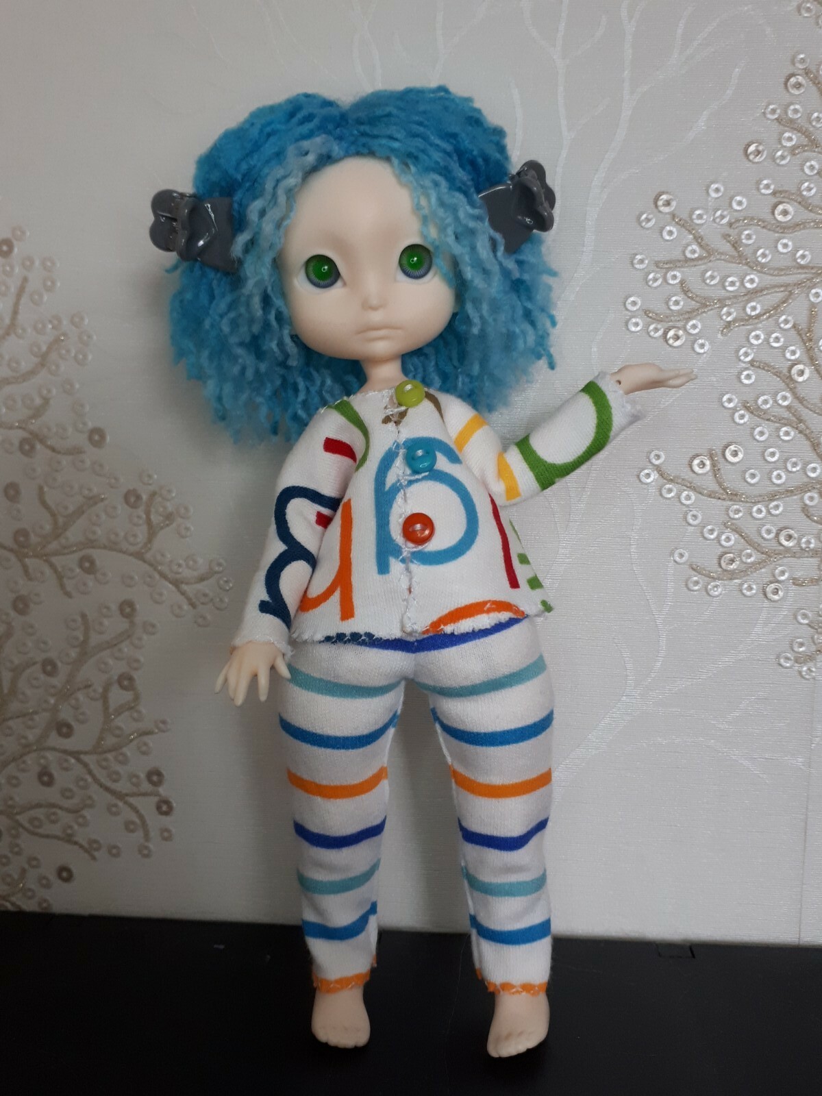 CLOTHES for BJD 1/8 doll 19 cm (lillycat chibi poulpy) multicoloured