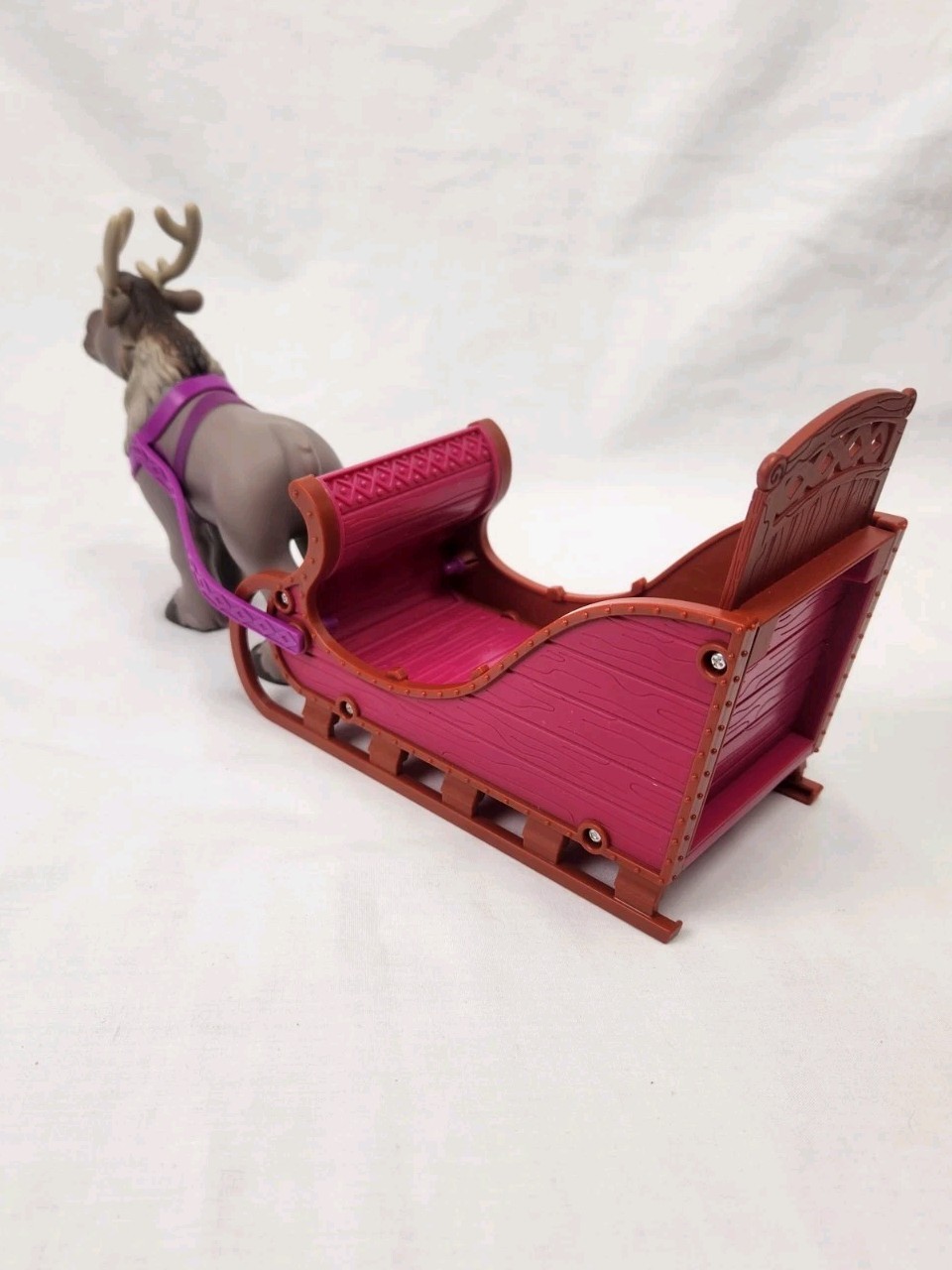 Disney Princess Petite Sleigh and Reindeer. Frozen II Jakks Pacific Sled 6.25″