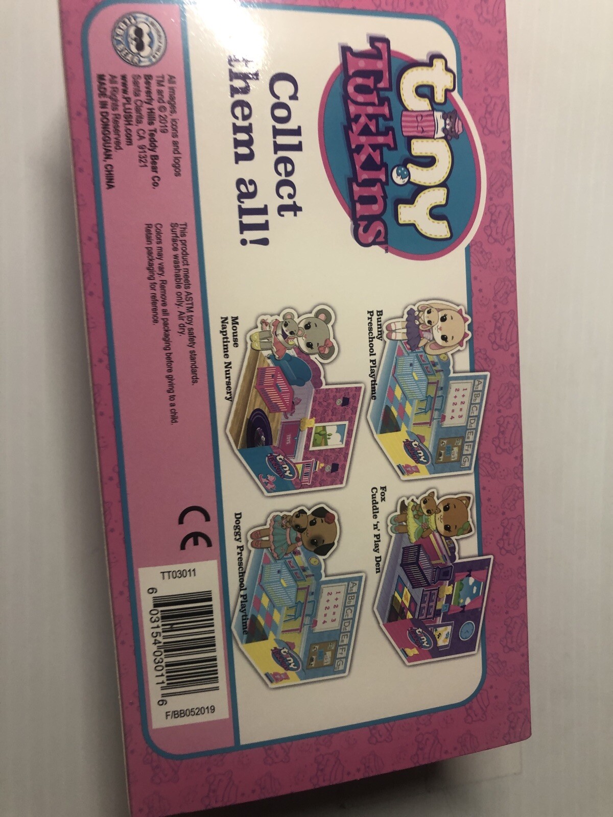 Tiny Tukkins Playset Assortment with Plush Stuffed Character, Mouse