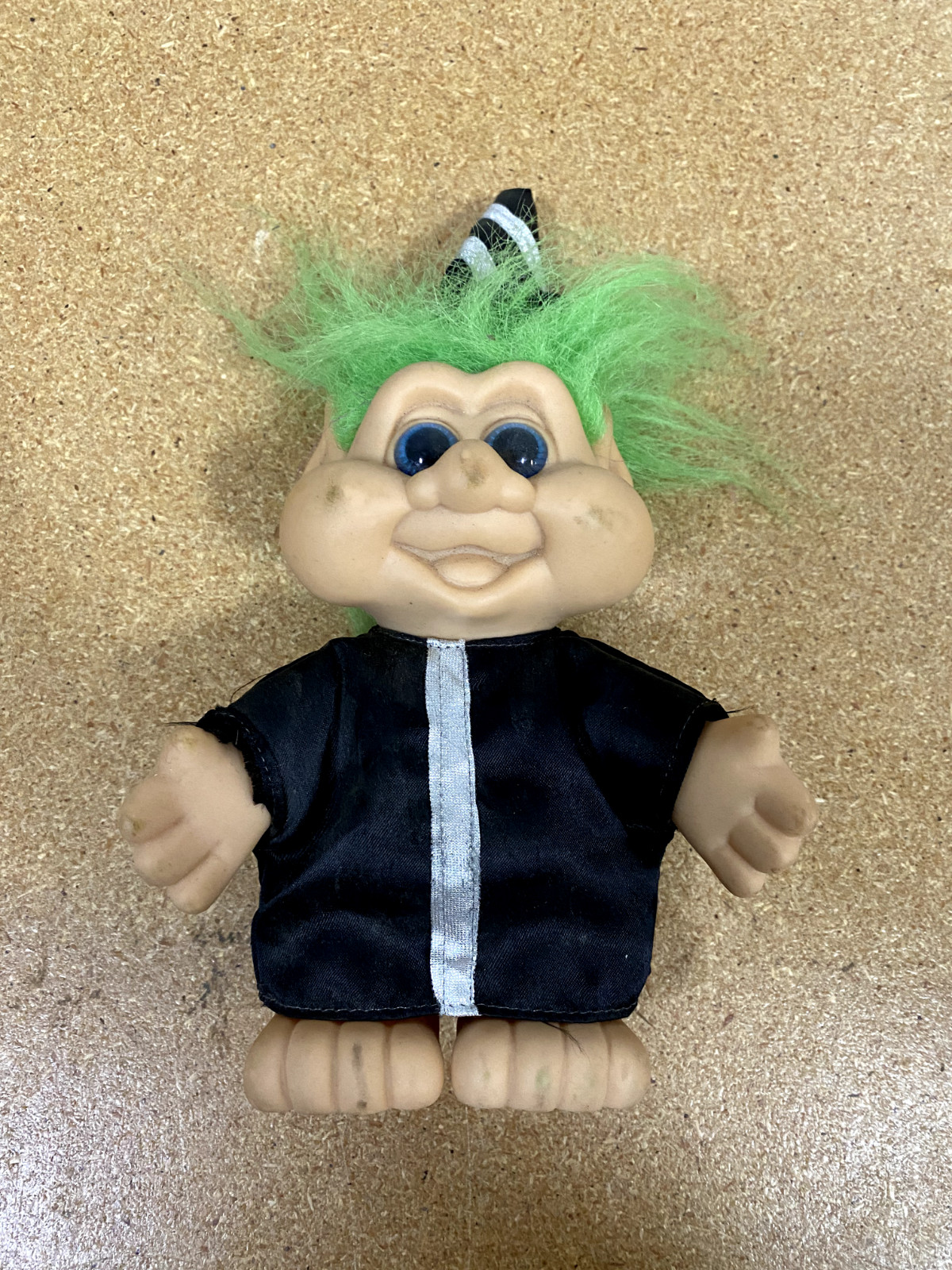 Vintage Green Hair Troll Doll 1990s Retro Classic Toy Collector’s Item