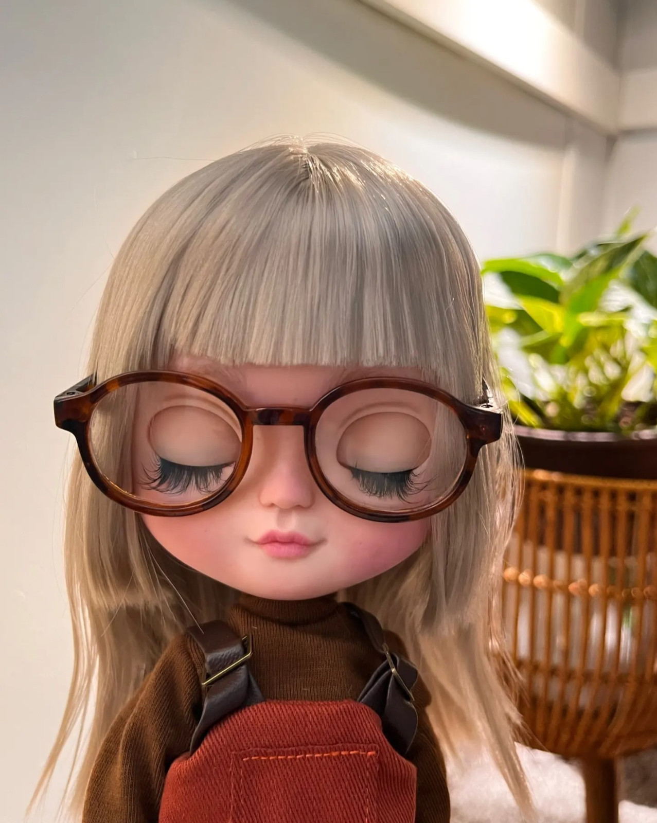 Custom-base Blythe Nude Doll from Factory 1/6 BJD 12” Joint Body Various Hair