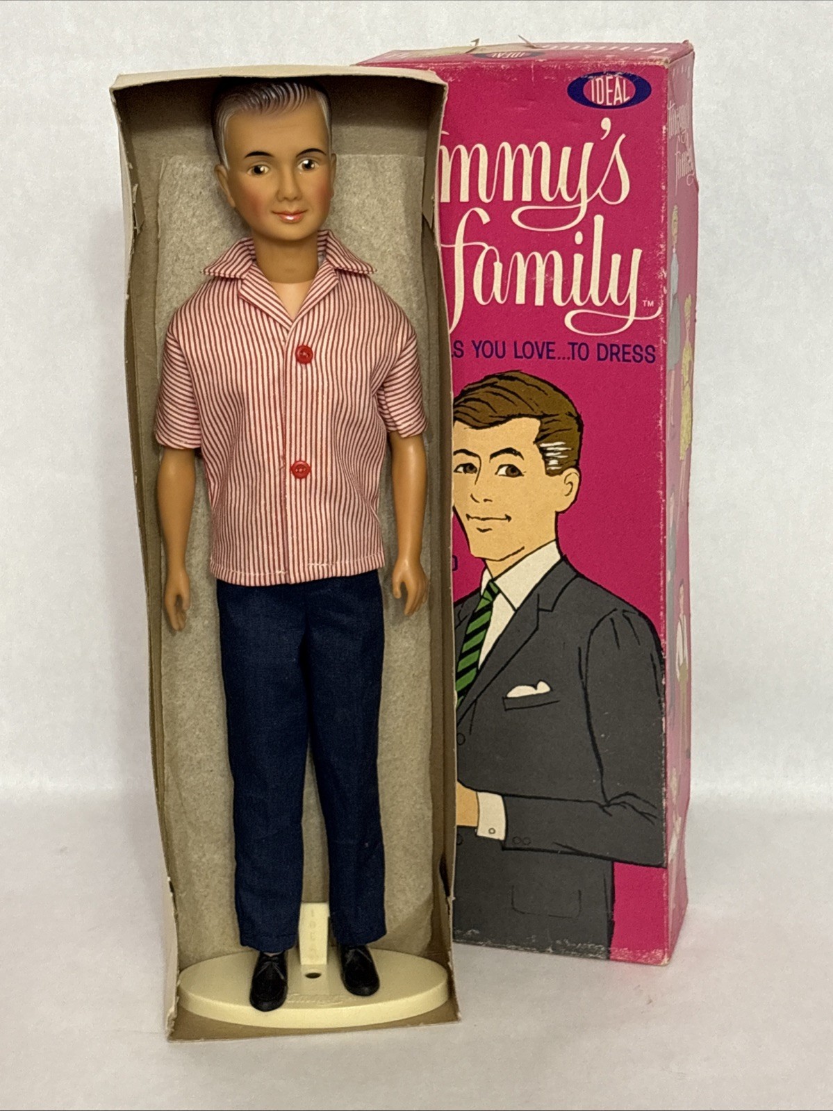 Vintage 1962-1963 Ideal TAMMY FAMILY DAD 9396-3 in Box