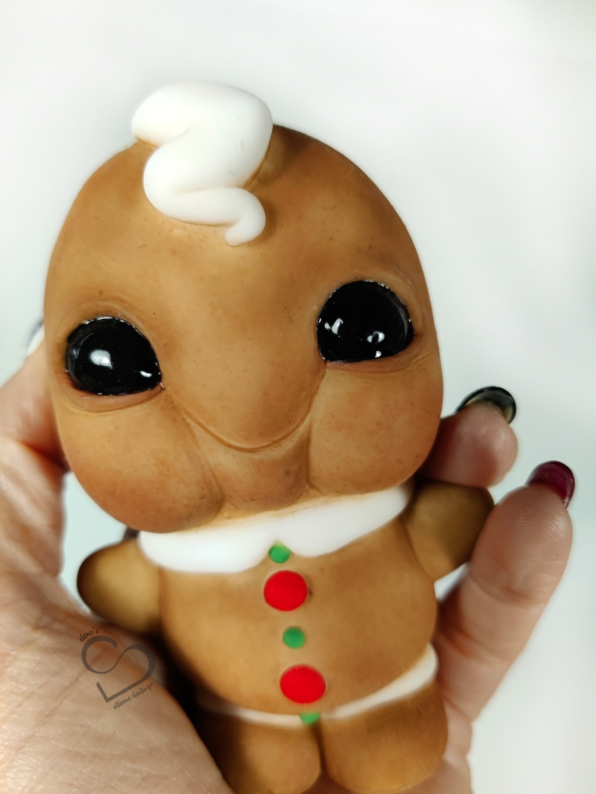 Silicone gingerbread Baby Ginger – Soft and Squishy