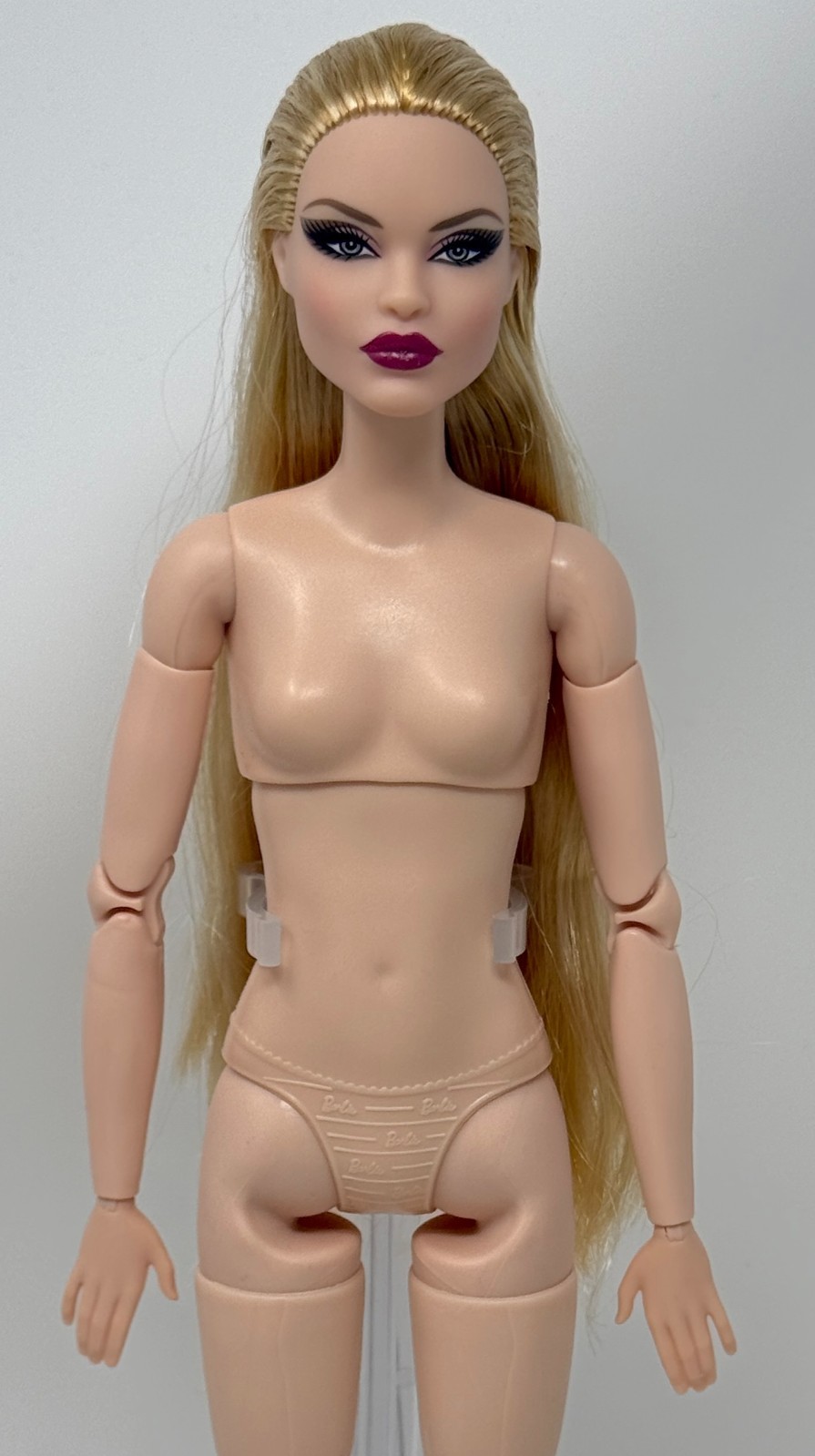 Barbie Styled By Design #1 Made to Move Body Hybrid NUDE Doll Blonde Claudette