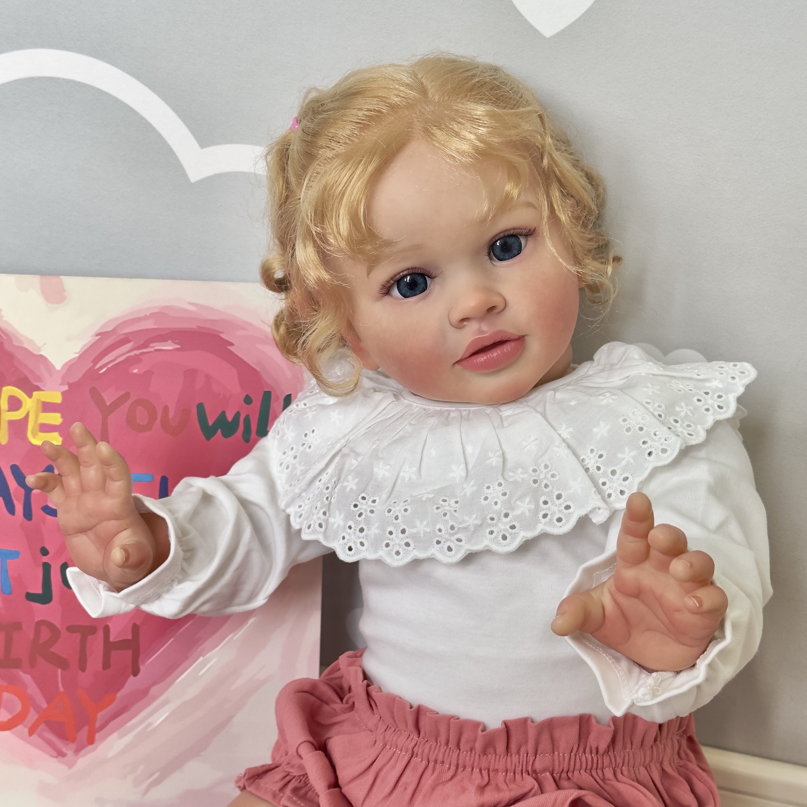 26in Reborn Baby Dolls Cloth Body Lifelike Toddler Adorable Poseable Realistic