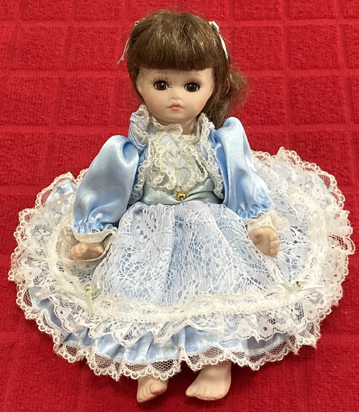 VINTAGE “EMERALD DOLL COLLECTION” 7.5” PORCELAIN DOLL-RARE