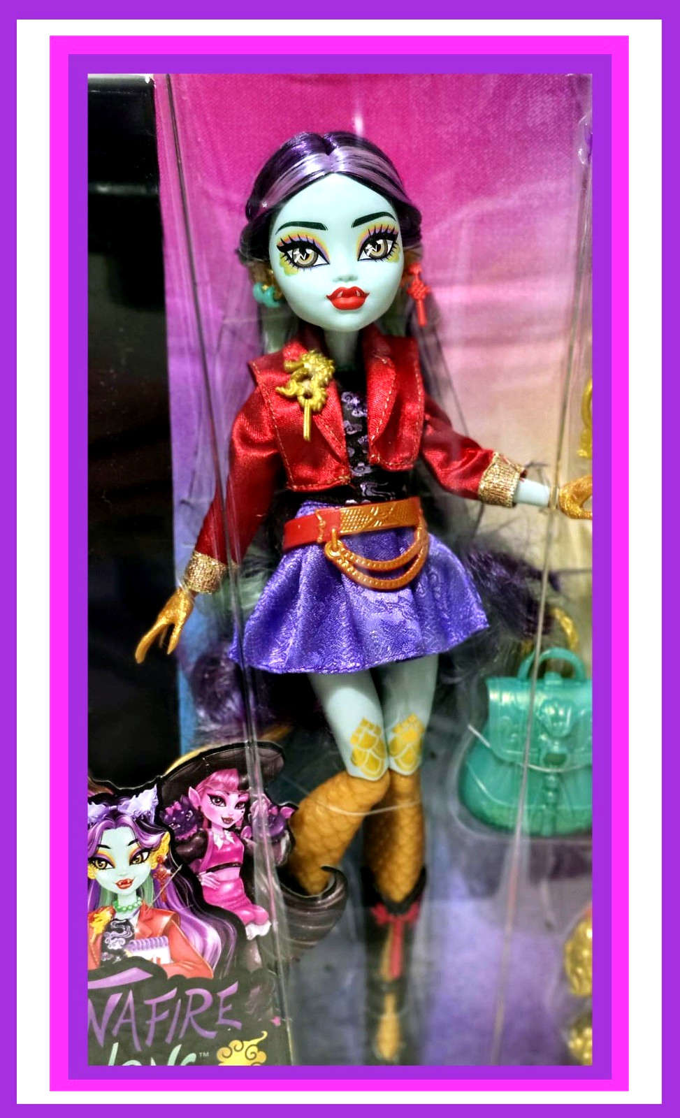 2024 Monster High G3 Jinafire Long Fashion Doll w/ Pet Cloudy BRAND NEW IN BOX
