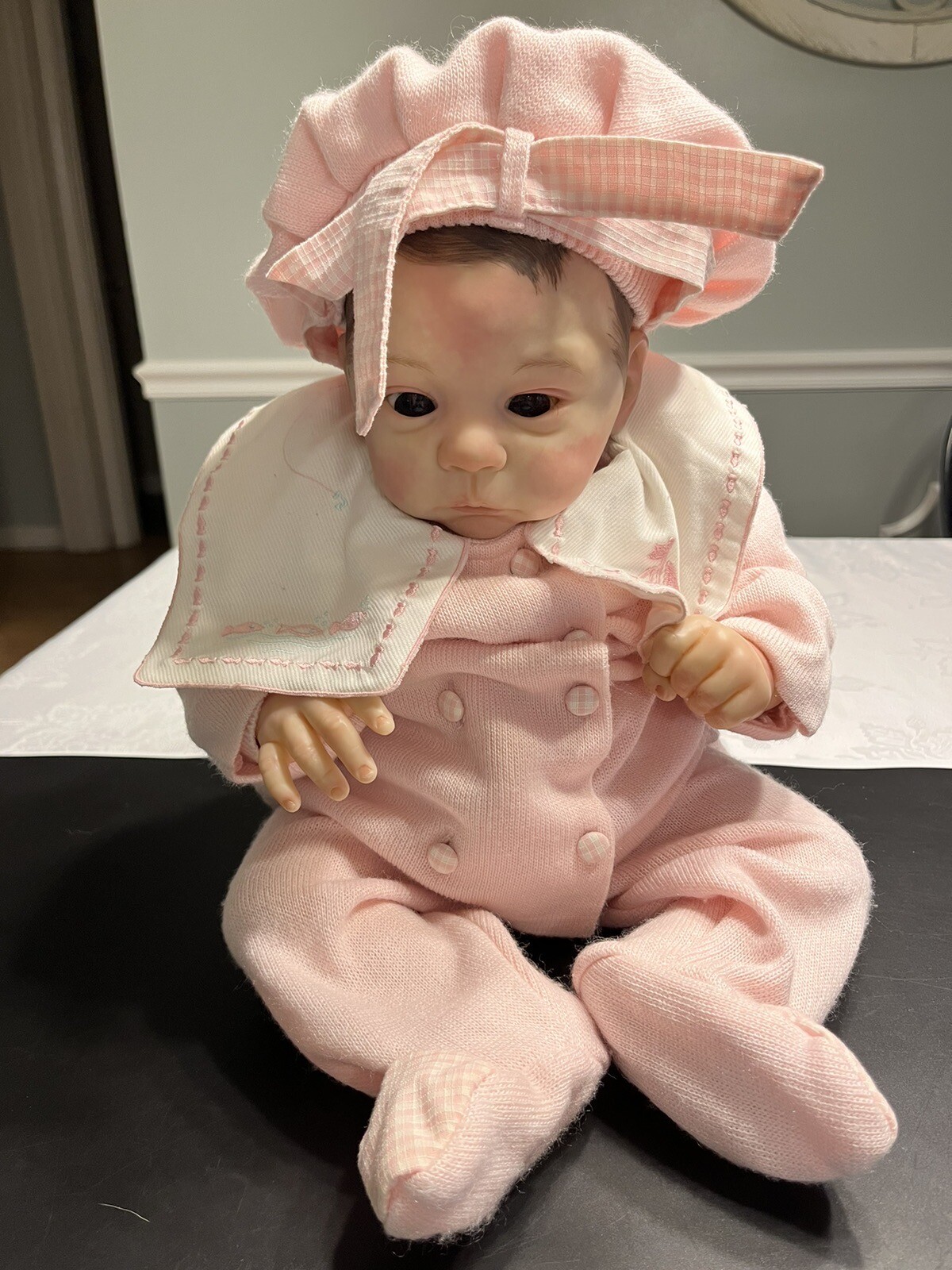Reborn Baby Girl “Harlow” Doll By Laura Tuzio Ross 21” 6lbs 5oz