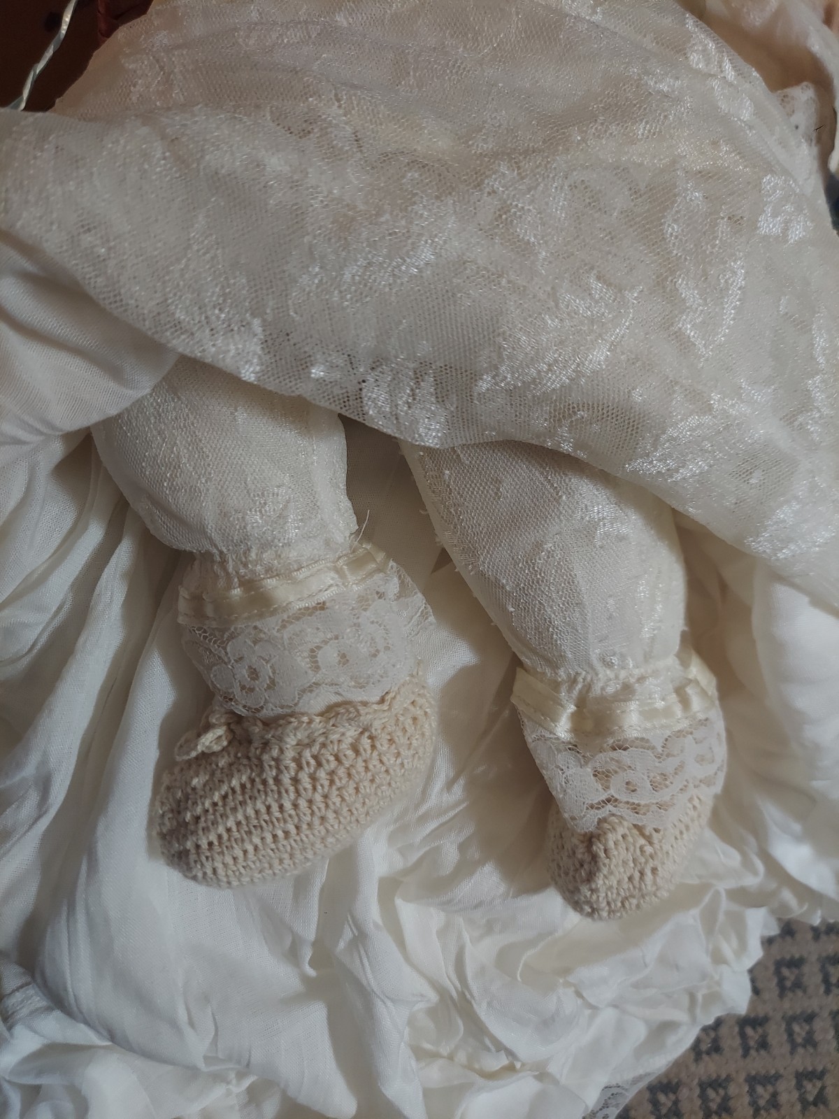 Unique Special Order Triplets Made In South Africa Porcelain Dolls.