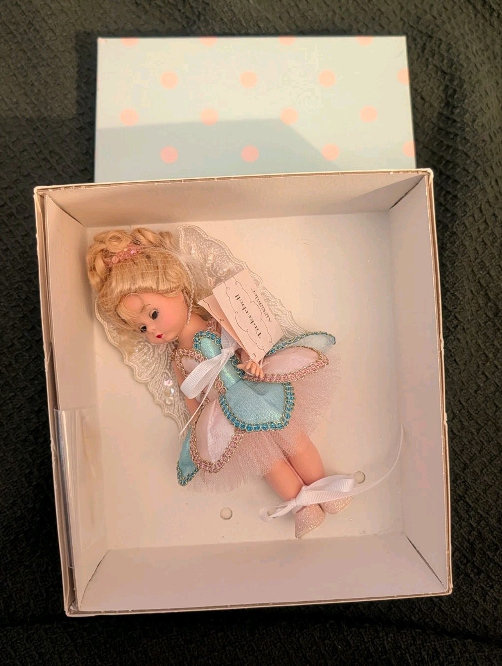 Madame Alexander Tinker Bell 8″ Doll #30675 (2001) NRFB MIB Pink Green Dot Box
