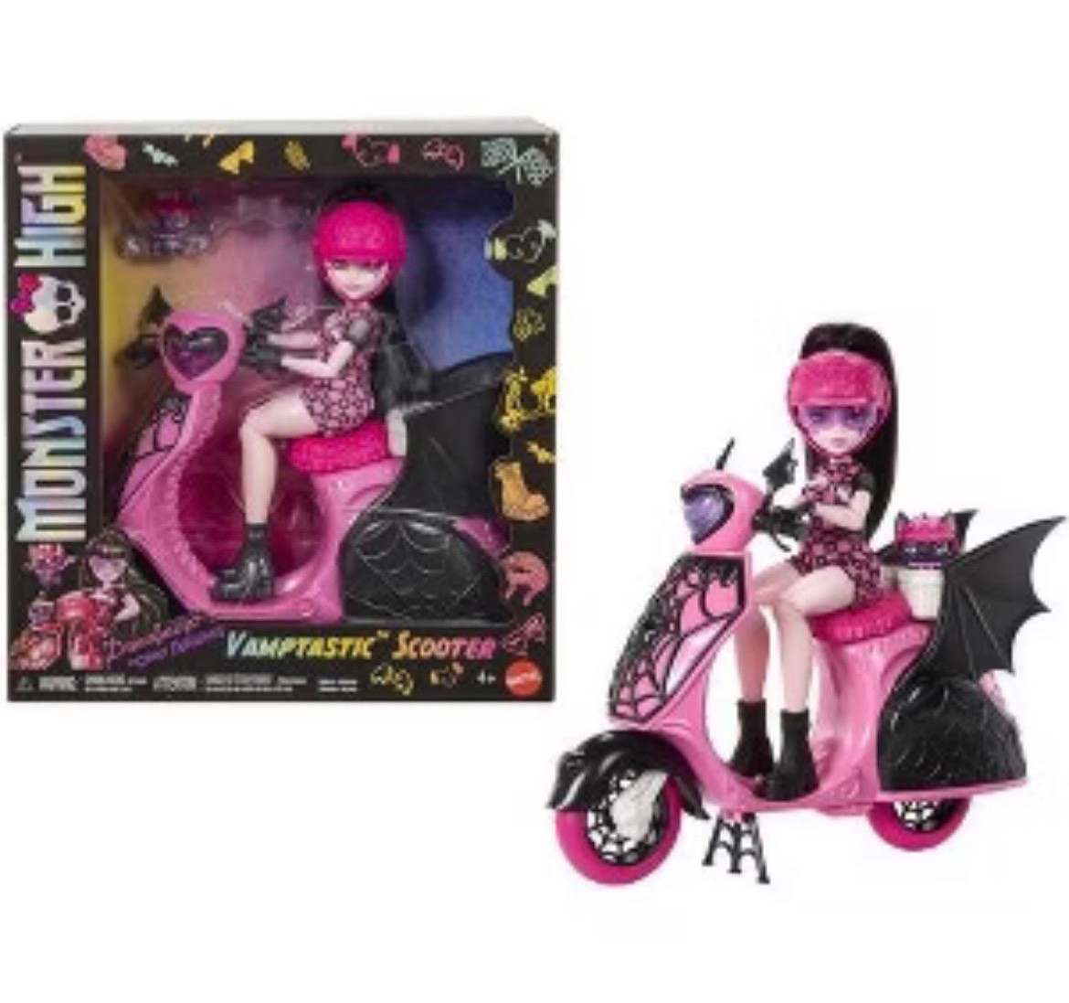 Monster High Vamptastic Scooter & Doll Draculaura