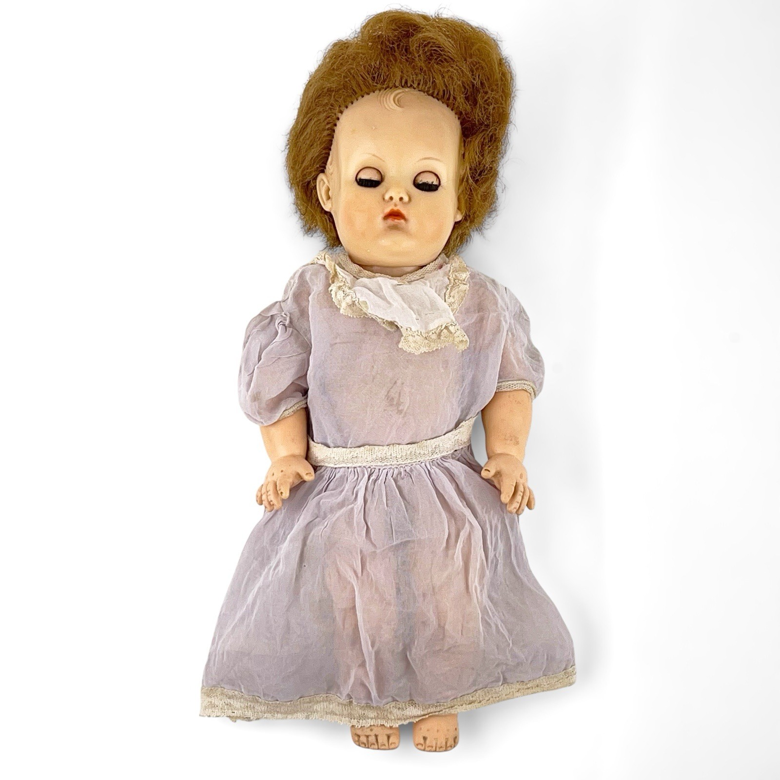 Horsman 13″ Sleepy Eyes Squeaker Doll With Outfit Rubber/Vinyl