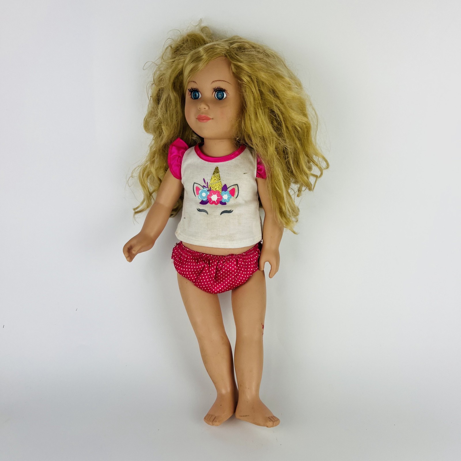 CitiToy My Life As Doll 18″ Girl Blonde Blue Eyes GS125
