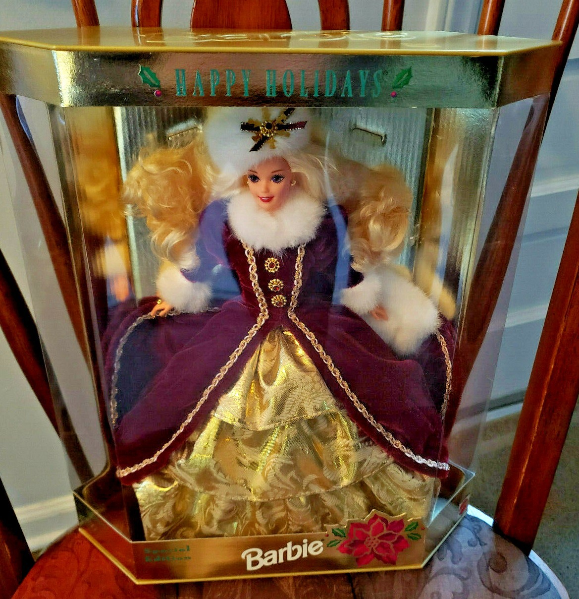 Happy Holidays Special Edition Barbie 1996 New In Box 15646