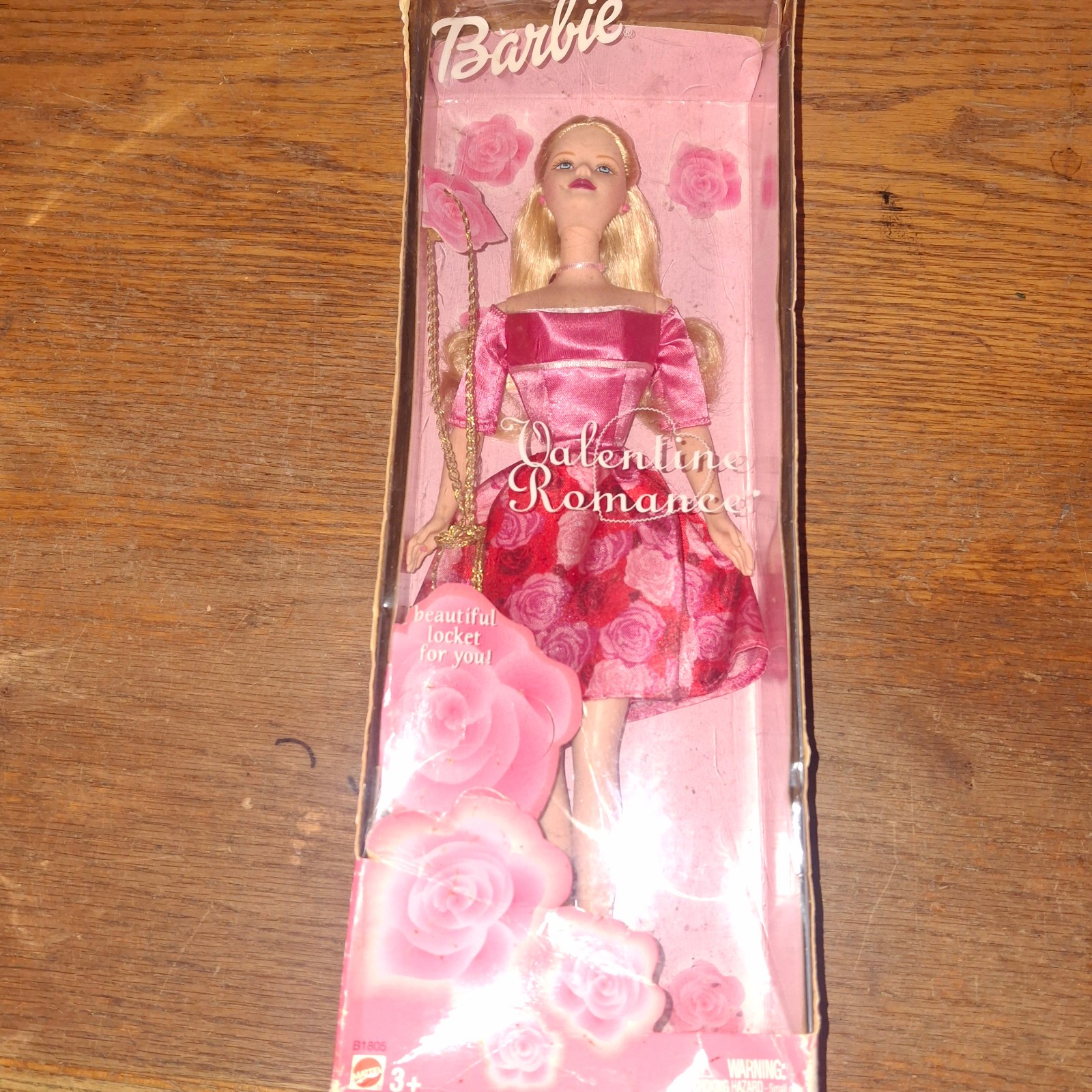 Barbie Valentine Romance doll Valentine’s Day 2003 blonde B1805 in Box