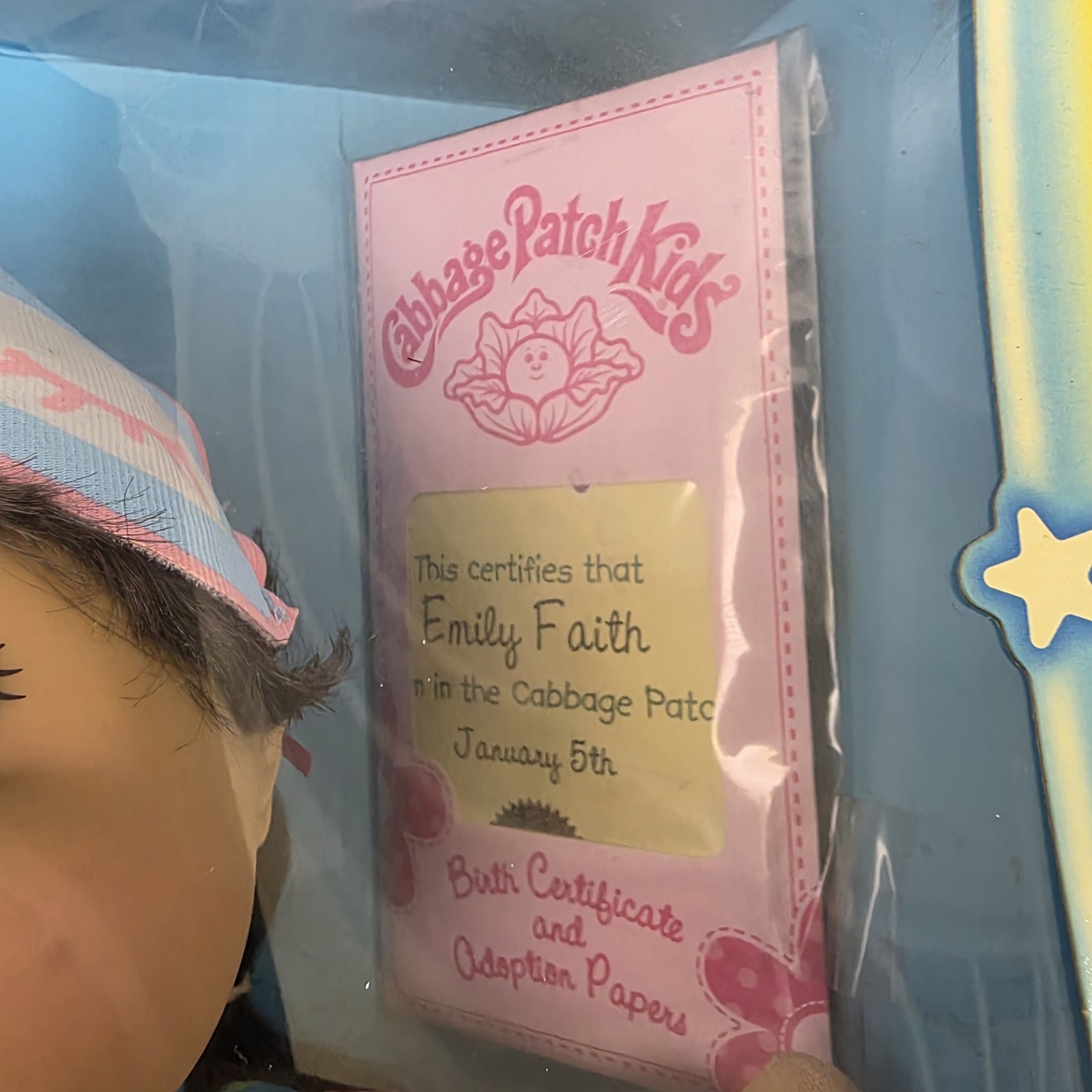 Cabbage Patch Kids 2014 JAKKS Pacific Glow Party, Sleepy Time, DAMAGED BOX